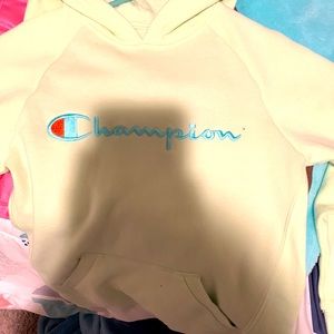 A Champion hoodie small youth .authentic athlete wear . New